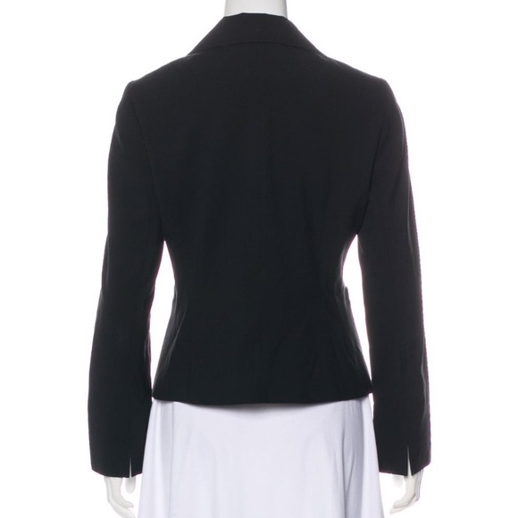 Lafayette 148 Wool Blazer Black Jacket - Picture 5 of 6